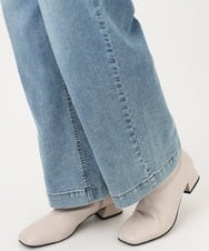 OLLAD24109 eur3(エウルキューブ) 【大きいサイズ】ストレートデニムパンツ ブルー(55)