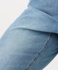 OLLAD24109 eur3(エウルキューブ) 【大きいサイズ】ストレートデニムパンツ ブルー(55)