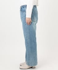 OLLAD24109 eur3(エウルキューブ) 【大きいサイズ】ストレートデニムパンツ ブルー(55)