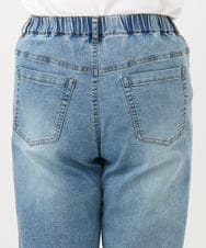 OLLAD24109 eur3(エウルキューブ) 【大きいサイズ】ストレートデニムパンツ ブルー(55)