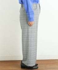 OLLAS03090 eur3(エウルキューブ) 【大きいサイズ】ロイヤルヒートワイドパンツ グレー(92)
