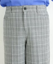 OLLAS03090 eur3(エウルキューブ) 【大きいサイズ】ロイヤルヒートワイドパンツ グレー(92)