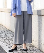 OLLAV06099 eur3(エウルキューブ) 【大きいサイズ】ロイヤルヒート裏起毛ワイドパンツ ダークグレー(93)