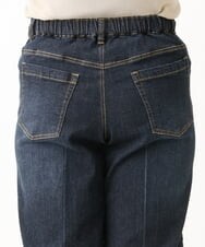 OLLAV19099 eur3(エウルキューブ) 【大きいサイズ】ストレッチワイドデニムパンツ ネイビー(57)