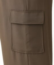 OLLAV28129 eur3(エウルキューブ) 【大きいサイズ】ストレッチカーゴパンツ カーキ(36)