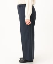OLLBA12139 eur3(エウルキューブ) 【大きいサイズ/11号サイズあり】Wクロスセンタープレスワイドパンツ ネイビー(57)