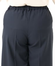 OLLBA12139 eur3(エウルキューブ) 【大きいサイズ/11号サイズあり】Wクロスセンタープレスワイドパンツ ネイビー(57)