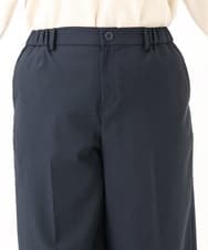 OLLBA12139 eur3(エウルキューブ) 【大きいサイズ/11号サイズあり】Wクロスセンタープレスワイドパンツ ネイビー(57)