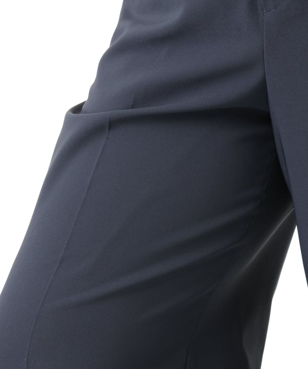 OLLBA12139 eur3(エウルキューブ) 【大きいサイズ/11号サイズあり】Wクロスセンタープレスワイドパンツ ネイビー(57)