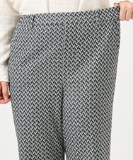 OLLBD22099 eur3(エウルキューブ) 【WEB先行販売】【大きいサイズ】ストレートジャージーパンツ ダークグレー(93)