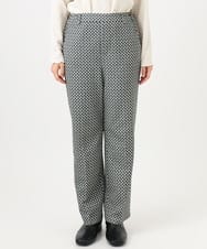 OLLBD22099 eur3(エウルキューブ) 【WEB先行販売】【大きいサイズ】ストレートジャージーパンツ ダークグレー(93)