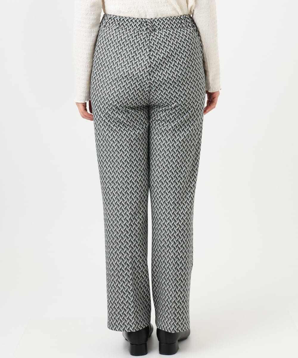 OLLBD22099 eur3(エウルキューブ) 【WEB先行販売】【大きいサイズ】ストレートジャージーパンツ ダークグレー(93)