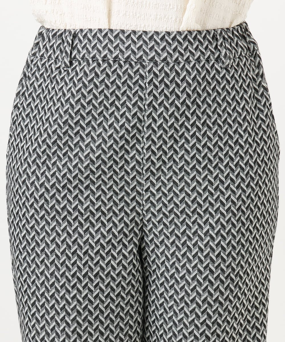 OLLBD22099 eur3(エウルキューブ) 【WEB先行販売】【大きいサイズ】ストレートジャージーパンツ ダークグレー(93)