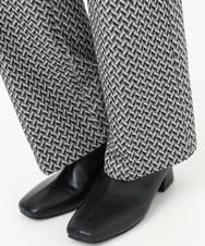 OLLBD22099 eur3(エウルキューブ) 【WEB先行販売】【大きいサイズ】ストレートジャージーパンツ ダークグレー(93)