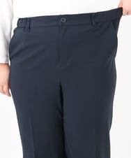 OLLBD23139 eur3(エウルキューブ) 【WEB先行販売】【大きいサイズ/11号サイズあり】Wクロスストレートパンツ ネイビー(57)