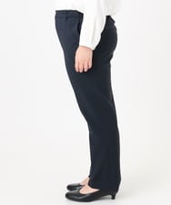 OLLBD23139 eur3(エウルキューブ) 【WEB先行販売】【大きいサイズ/11号サイズあり】Wクロスストレートパンツ ネイビー(57)