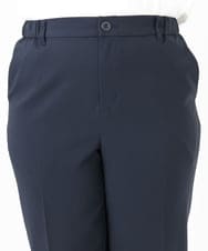 OLLBD23139 eur3(エウルキューブ) 【WEB先行販売】【大きいサイズ/11号サイズあり】Wクロスストレートパンツ ネイビー(57)