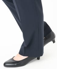 OLLBD23139 eur3(エウルキューブ) 【WEB先行販売】【大きいサイズ/11号サイズあり】Wクロスストレートパンツ ネイビー(57)