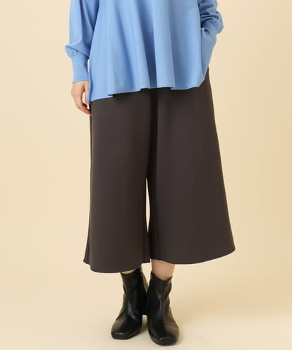 OLLBD28109 eur3 【WEB先行販売】【大きいサイズ】ジャージーキュロットパンツ