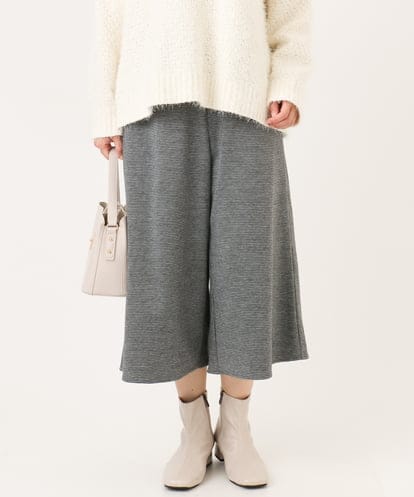 OLLBD28109 eur3 【WEB先行販売】【大きいサイズ】ジャージーキュロットパンツ