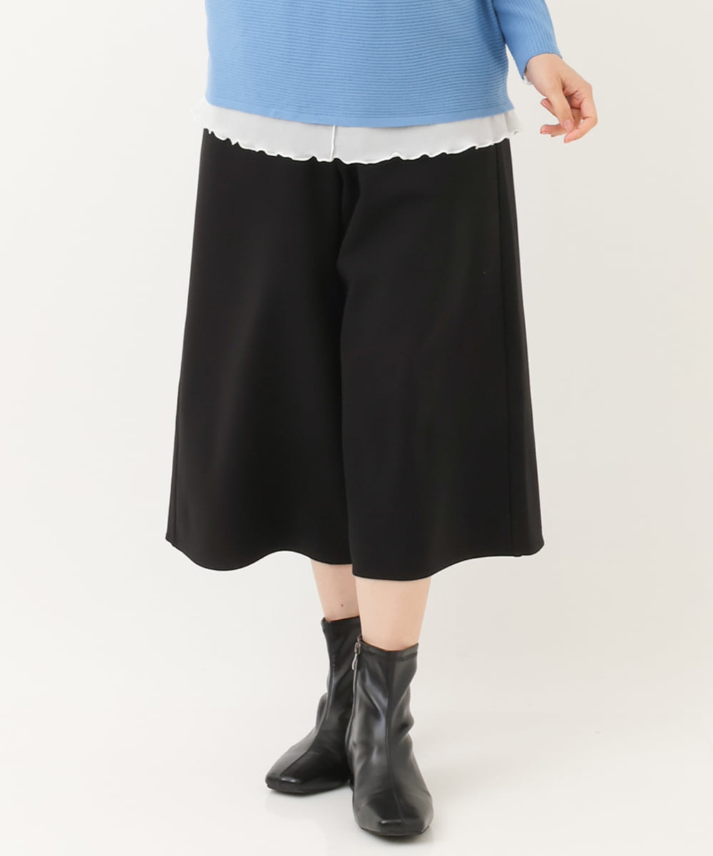 大きいサイズ】キュロットパンツ(ハーフ・ショート丈パンツ) | eur3(エウルキューブ)｜イトキンオンラインストア