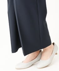 OLLBV30139 eur3(エウルキューブ) 【大きいサイズ/11号サイズあり】センタープレスストレッチワイドパンツ ネイビー(57)