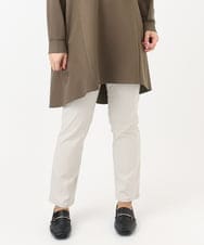 OLLCA13089 eur3(エウルキューブ) 【大きいサイズ】ストレッチスリムパンツ グレージュ(89)