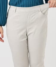 OLLCA13089 eur3(エウルキューブ) 【大きいサイズ】ストレッチスリムパンツ グレージュ(89)