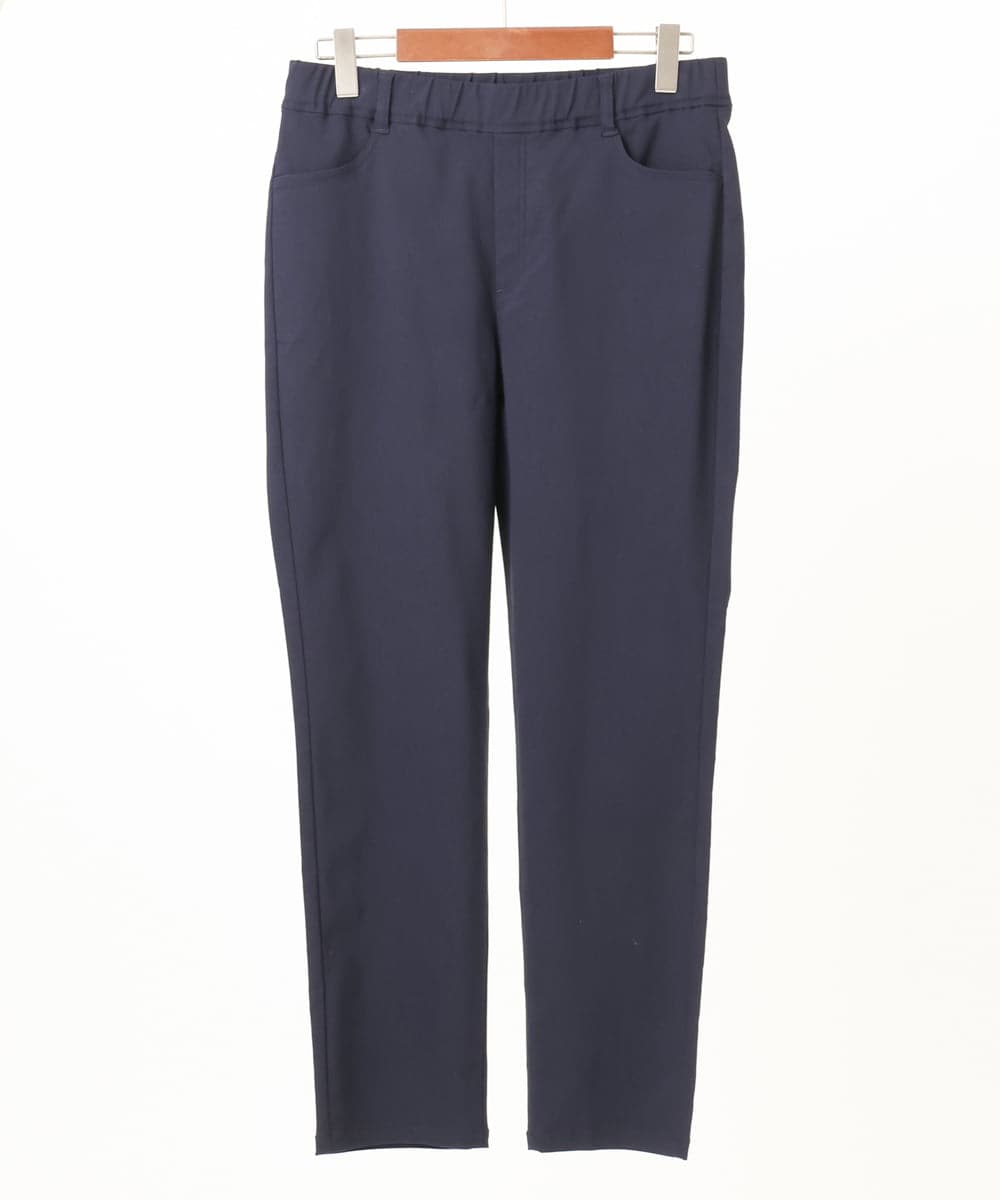 OLLCD01089 eur3(エウルキューブ) 【WEB先行販売】【大きいサイズ】ストレッチスリムパンツ ネイビー(57)