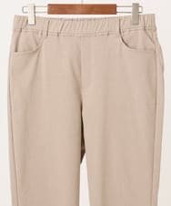 OLLCD01089 eur3(エウルキューブ) 【WEB先行販売】【大きいサイズ】ストレッチスリムパンツ ベージュ(82)