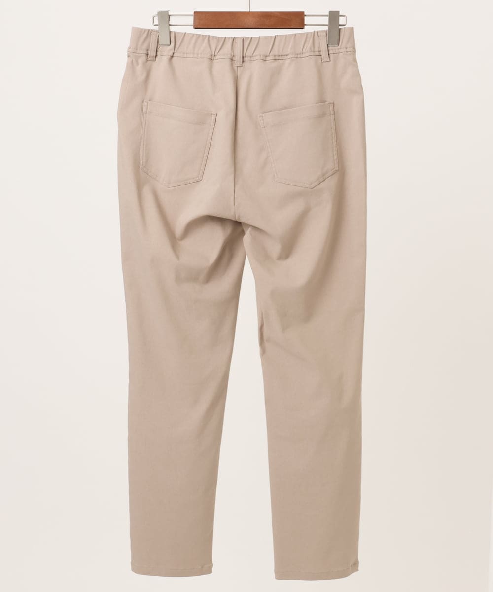 OLLCD01089 eur3(エウルキューブ) 【WEB先行販売】【大きいサイズ】ストレッチスリムパンツ ベージュ(82)