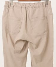 OLLCD01089 eur3(エウルキューブ) 【WEB先行販売】【大きいサイズ】ストレッチスリムパンツ ベージュ(82)