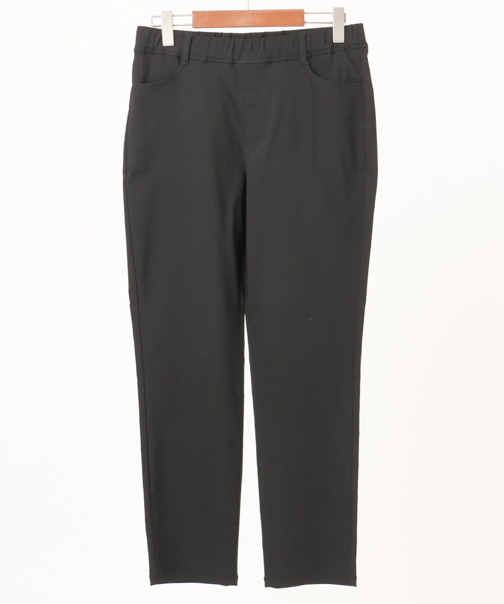 OLLCD01089 eur3(エウルキューブ) 【WEB先行販売】【大きいサイズ】ストレッチスリムパンツ ブラック(94)