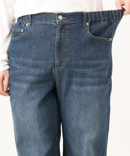 OLLCD10109 eur3(エウルキューブ) 【WEB先行販売】【大きいサイズ】ワイドストレートデニム ネイビー(57)