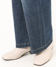 OLLCD10109 eur3(エウルキューブ) 【WEB先行販売】【大きいサイズ】ワイドストレートデニム ネイビー(57)