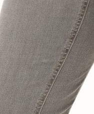 OLLDA15089 eur3(エウルキューブ) 【大きいサイズ】ストレッチスリムデニム ライトグレー(91)