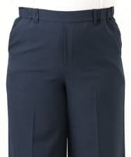 OLLDD02119 eur3(エウルキューブ) 【WEB先行販売】【大きいサイズ】センタープレスワイドパンツ ネイビー(57)