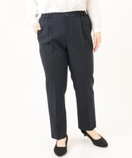 OLLDD04139 eur3(エウルキューブ) 【大きいサイズ/11号サイズあり】Wクロステーパードパンツ ネイビー(57)