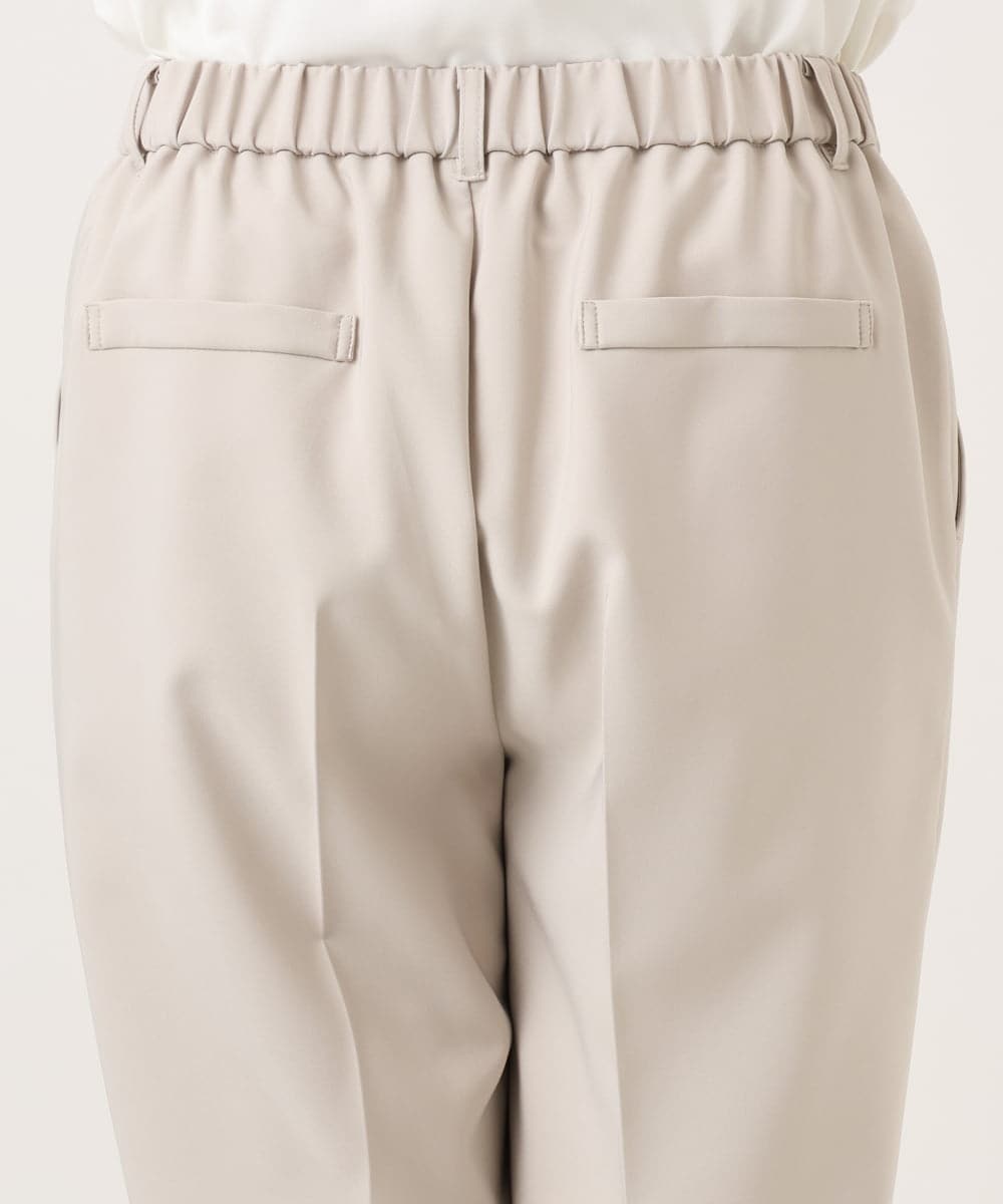 OLLDD04139 eur3(エウルキューブ) 【大きいサイズ/11号サイズあり】Wクロステーパードパンツ グレージュ(89)