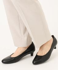 OLLDD04139 eur3(エウルキューブ) 【大きいサイズ/11号サイズあり】Wクロステーパードパンツ グレージュ(89)