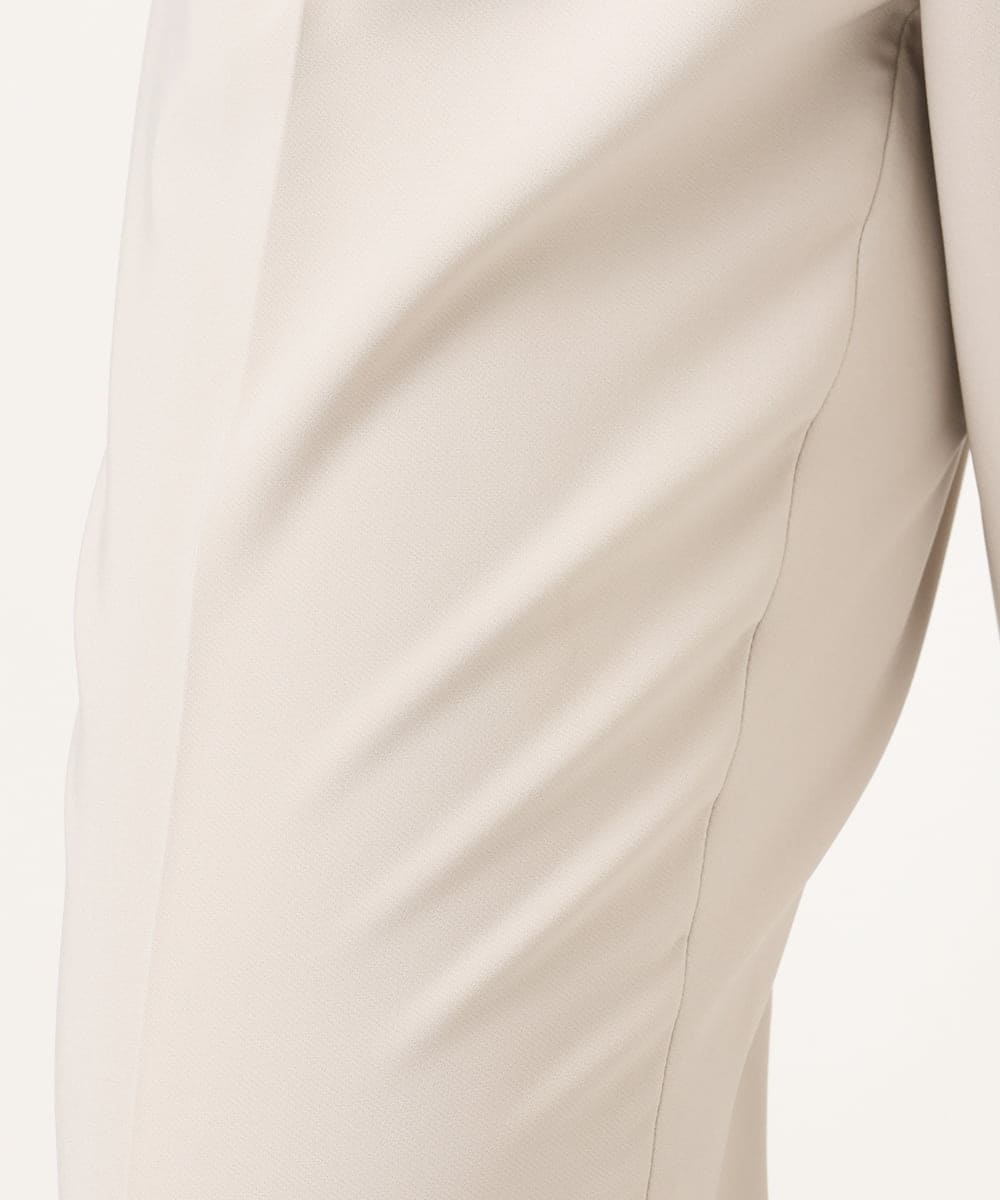 OLLDD04139 eur3(エウルキューブ) 【大きいサイズ/11号サイズあり】Wクロステーパードパンツ グレージュ(89)