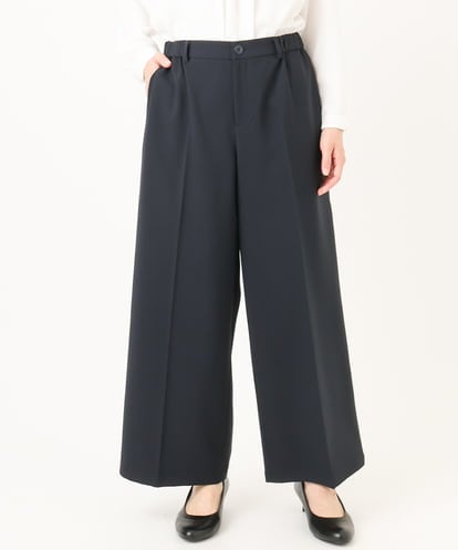 OLLDD05139 eur3 【大きいサイズ/11号サイズあり】Wクロスワイドパンツ