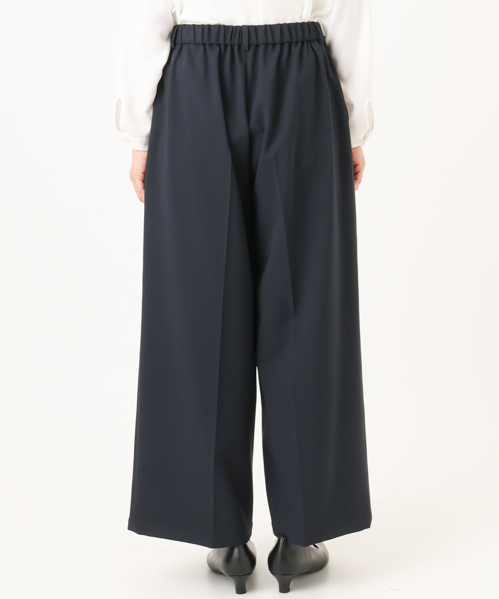 OLLDD05139 eur3(エウルキューブ) 【大きいサイズ/11号サイズあり】Wクロスワイドパンツ ネイビー(57)