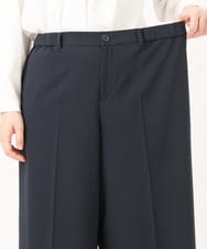OLLDD05139 eur3(エウルキューブ) 【大きいサイズ/11号サイズあり】Wクロスワイドパンツ ネイビー(57)