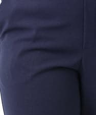 OLLDD09119 eur3(エウルキューブ) 【大きいサイズ/11号サイズあり/セットアップ対応】カットジョーゼットテーパードパンツ ネイビー(57)