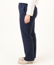 OLLDD09119 eur3(エウルキューブ) 【大きいサイズ/11号サイズあり/セットアップ対応】カットジョーゼットテーパードパンツ ネイビー(57)