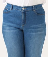 OLLDD13099 eur3(エウルキューブ) 【大きいサイズ】ゆるフィットデニム ライトブルー(50)