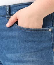 OLLDD13099 eur3(エウルキューブ) 【大きいサイズ】ゆるフィットデニム ライトブルー(50)