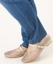 OLLDD13099 eur3(エウルキューブ) 【大きいサイズ】ゆるフィットデニム ライトブルー(50)