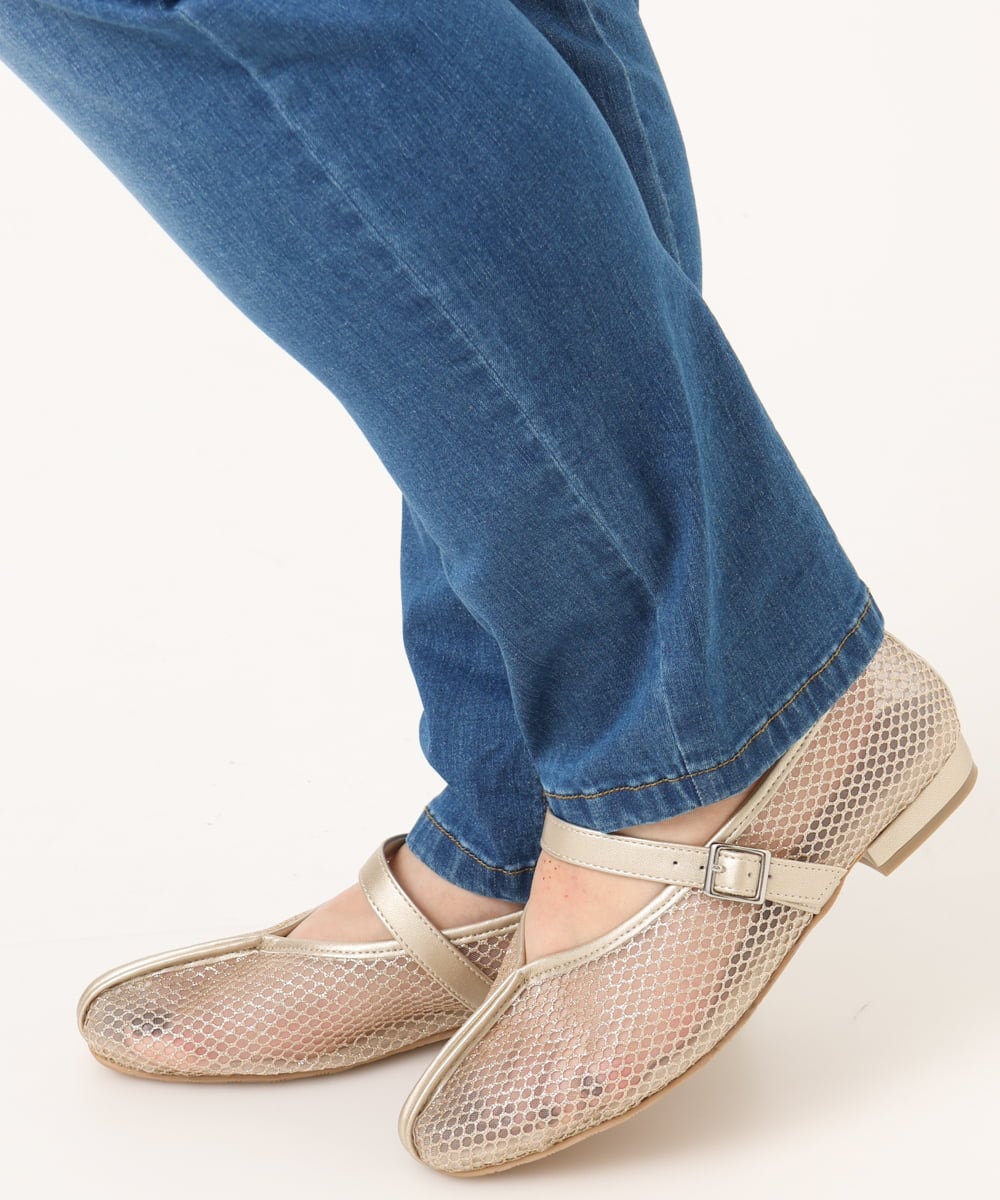 OLLDD13099 eur3(エウルキューブ) 【大きいサイズ】ゆるフィットデニム ライトブルー(50)